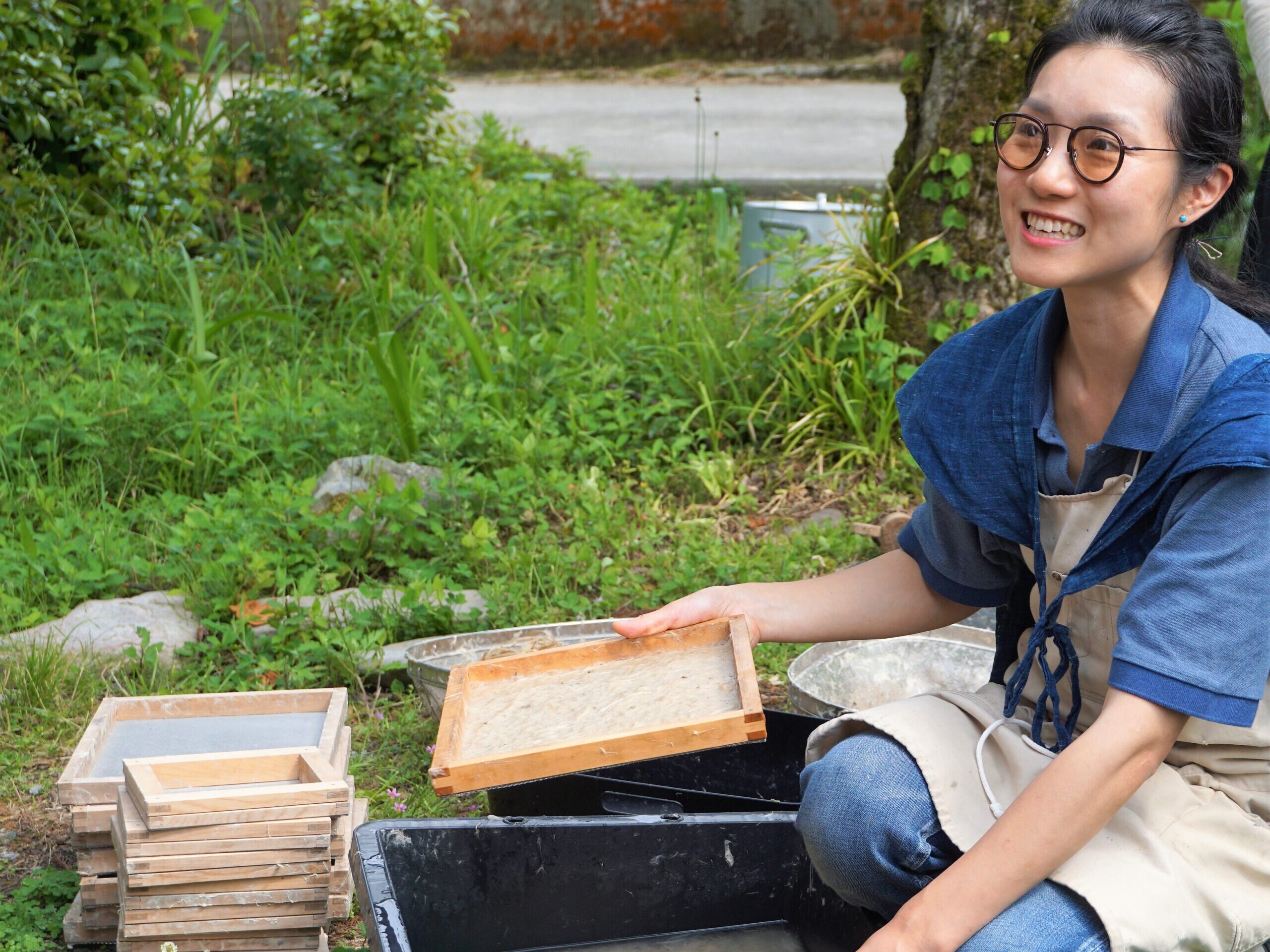 Kamisuki Paper Making Experience Enjoy Japanese Paper Making Mukayu